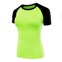 Short Sleeve Fitness Women Clothes