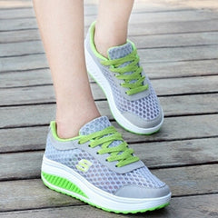 Platform Ladies Trainers Shoes