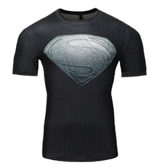 Superman Bodybuilding Short Sleeve 3D T Shirt