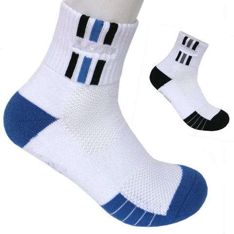 Blue Black Breathable Sport Socks