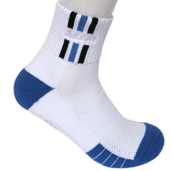 Blue Black Breathable Sport Socks