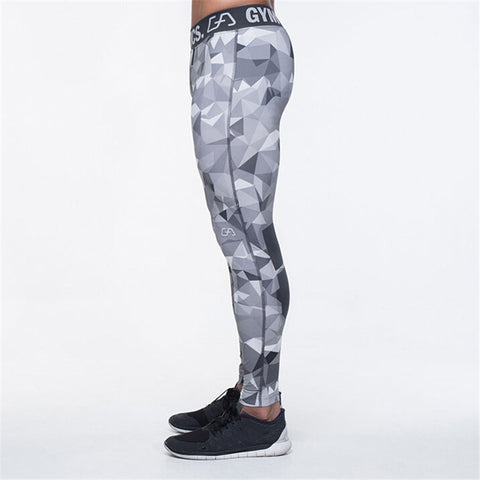 Camouflage Joggers Compression Tights